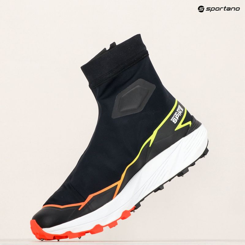 Buty do biegania męskie Salomon Winter Cross Spike black/fiery coral/safety yellow 18