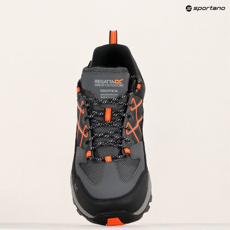 Buty trekkingowe męskie REGATTA Samaris III Low granite/blaze orange 21