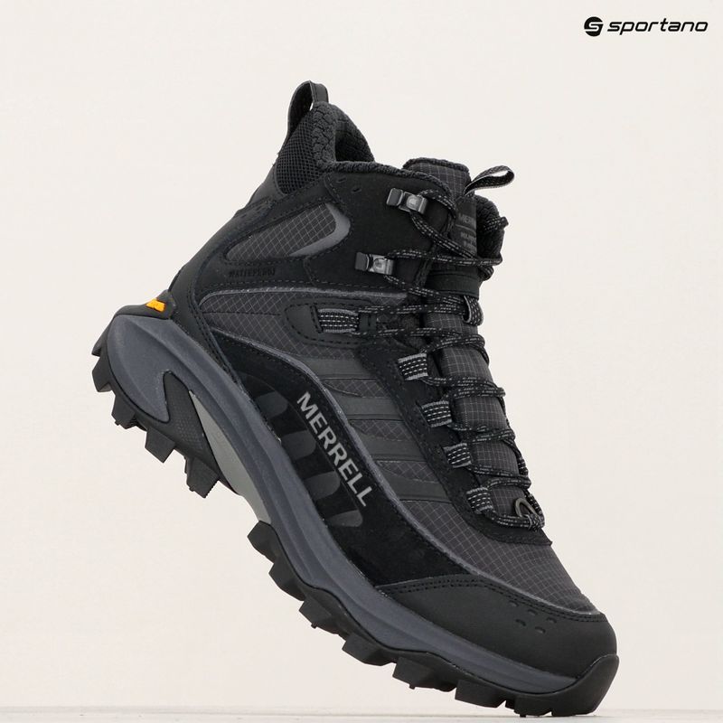 Buty turystyczne męskie Merrell Moab Speed 2 Thermo Mid Wp triple black 14