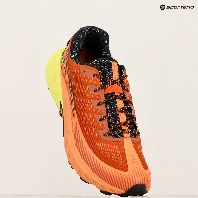 Buty do biegania męskie Merrell Agility Peak 5 Gtx clay / melon 14