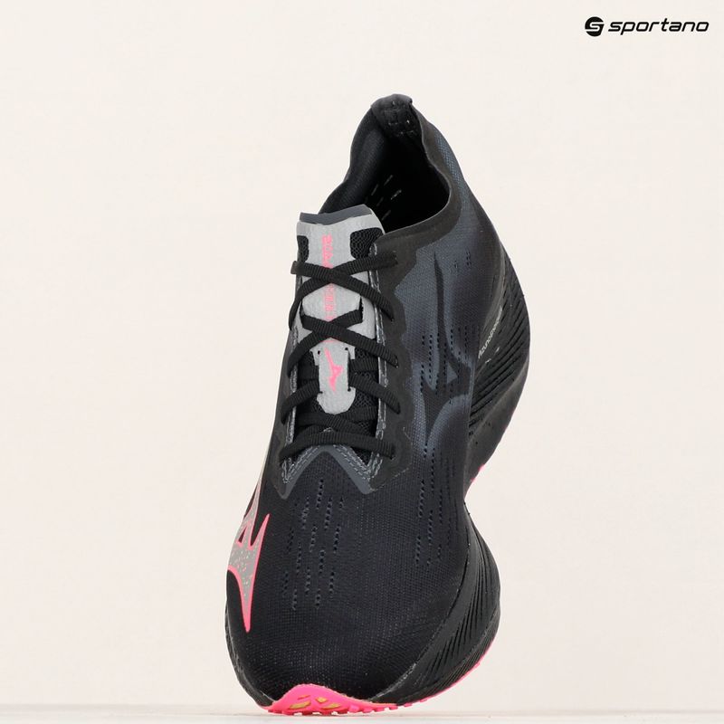 Buty do biegania męskie Mizuno Wave Rebellion Pro 2 black/silver/pink tetra 12