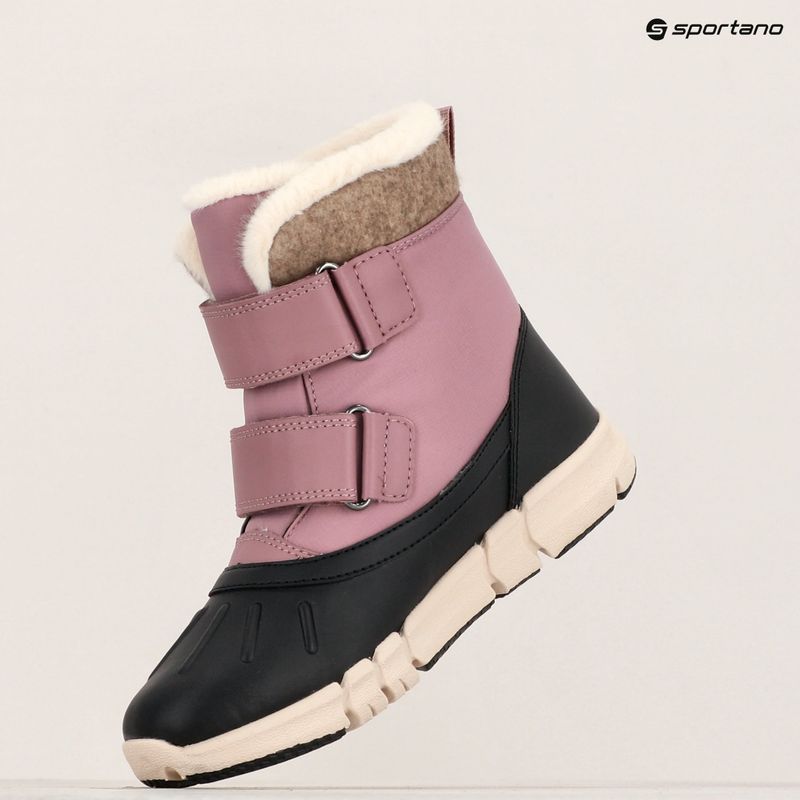 Śniegowce juniorskie Geox Flexyper ABX dark rose/black 9