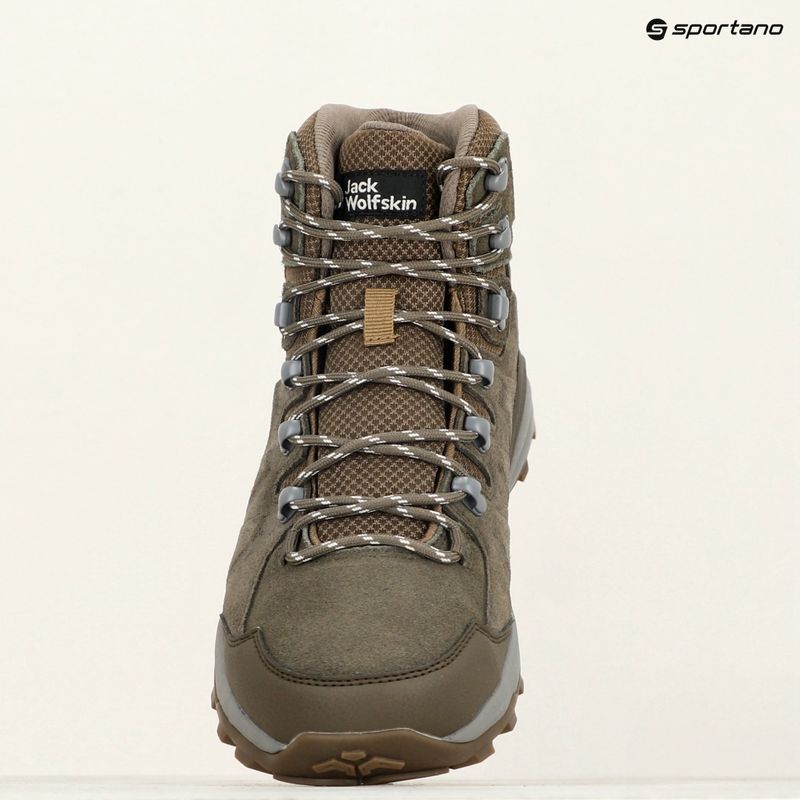 Buty trekkingowe męskie Jack Wolfskin Refugio Texapore Mid cold coffee 9