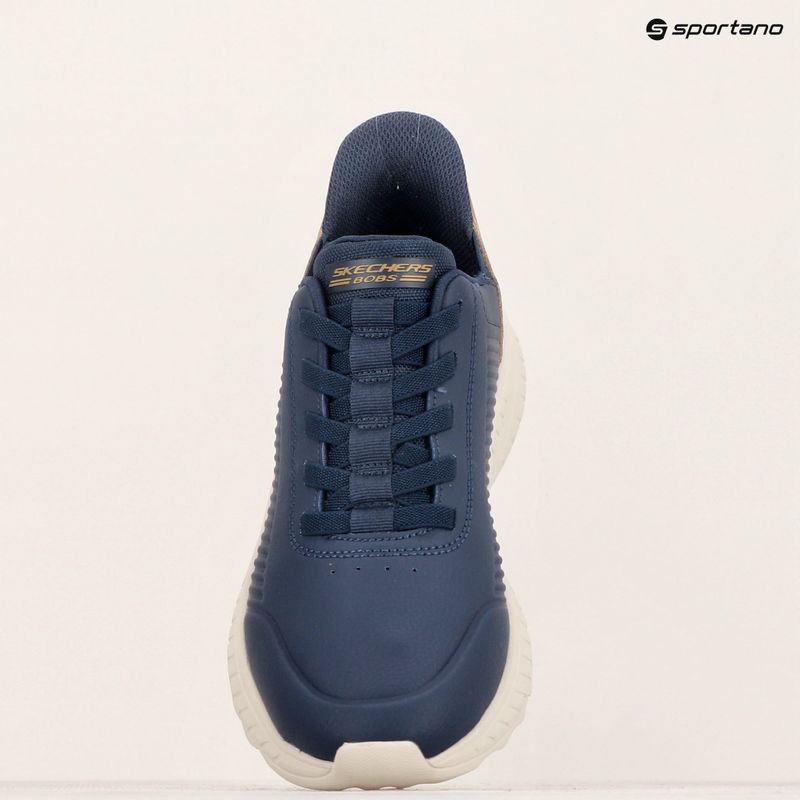 Buty męskie SKECHERS Bobs Squad Chaos Heel Preferred navy 9