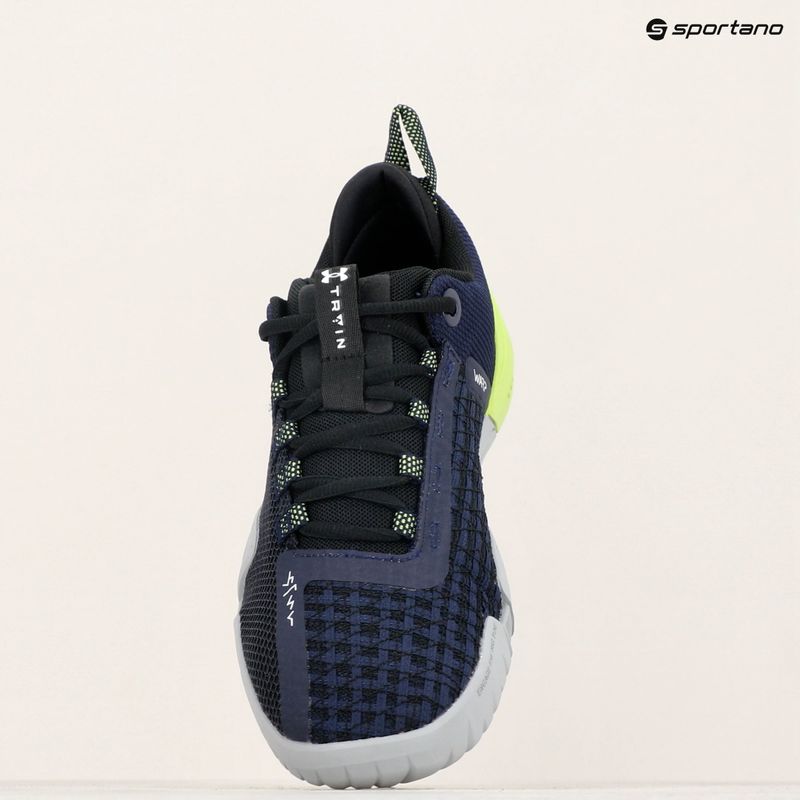 Buty treningowe męskie Under Armour TriBase Reign 6 midnight navy/morph green/white 15