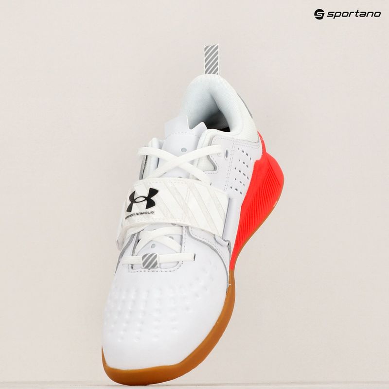 Buty do podnoszenia ciężarów Under Armour Reign Lifter white/racer red/black 9