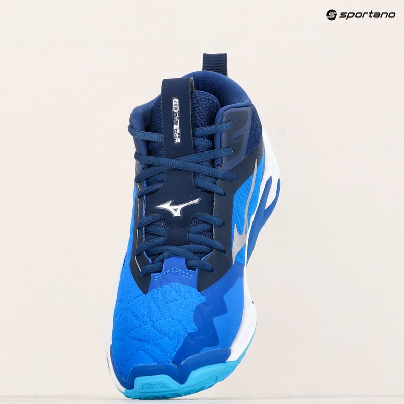 Buty do piłki ręcznej męskie Mizuno Wave Stealth Neo 2 Mid mugen blue/white/estate blue 12