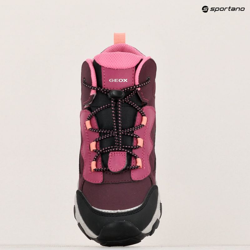 Buty juniorskie Geox Magnetar ABX burgundy 17