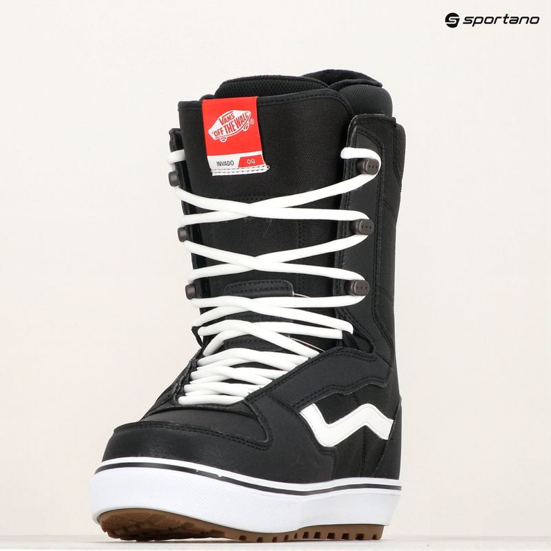 Buty snowboardowe męskie Vans Invado OG black/white 14