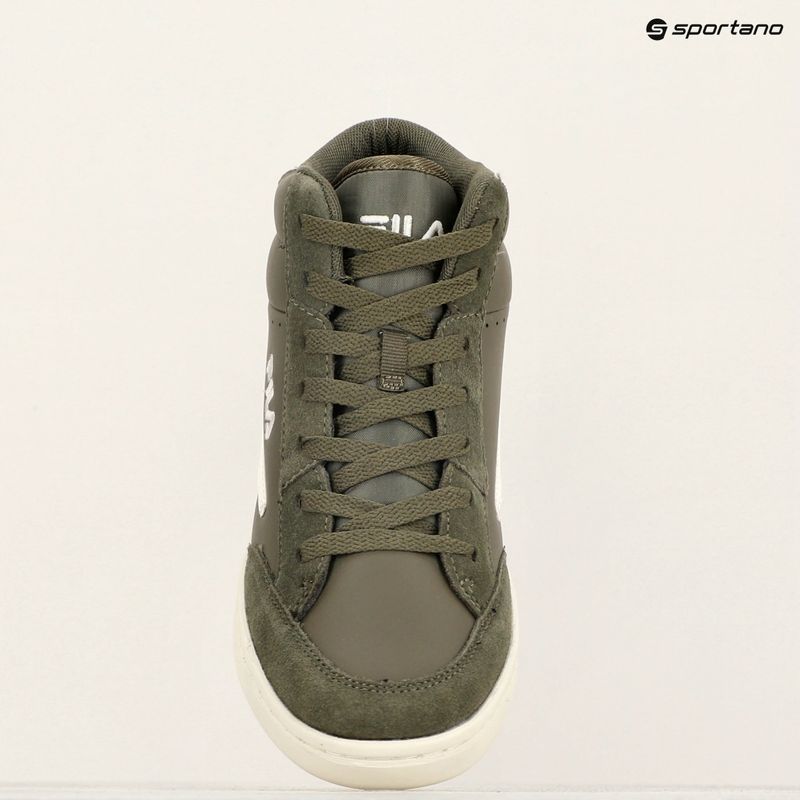 Buty dziecięce FILA Crew Mid olive night 16