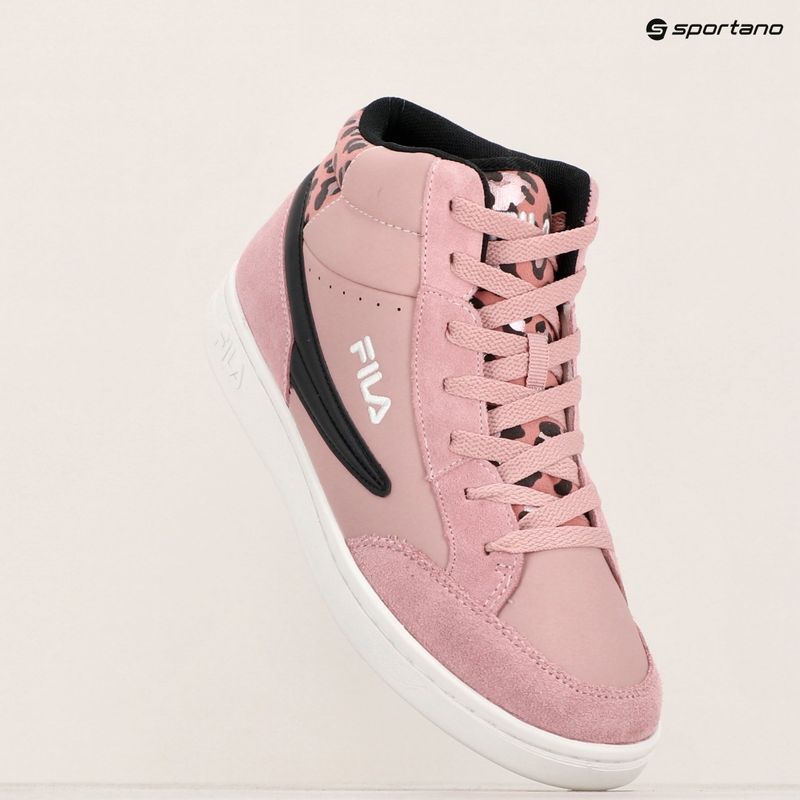 Buty dziecięce FILA Crew Mid pale mauve/leopard 16