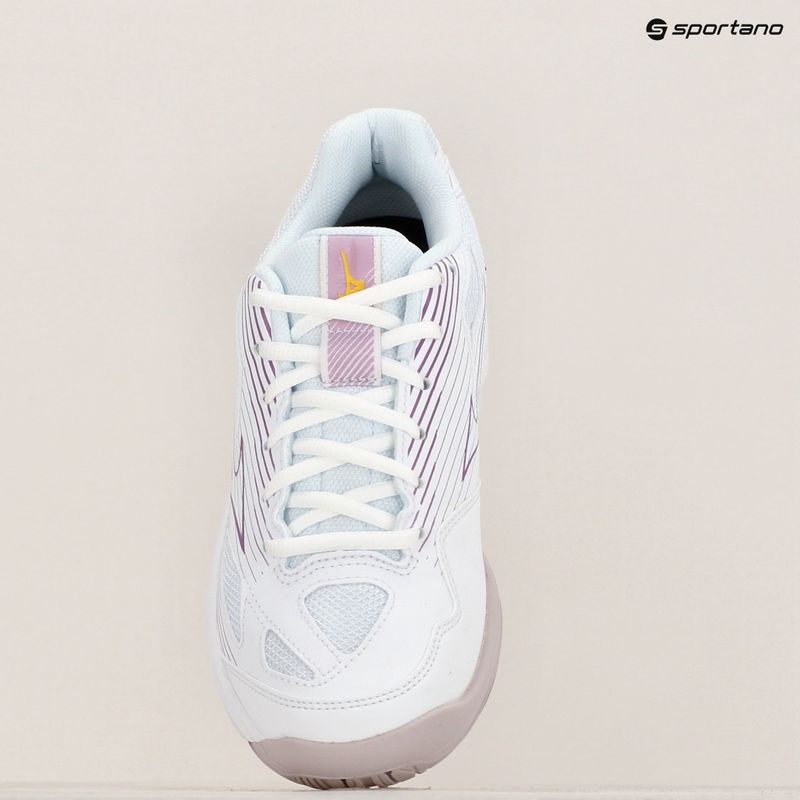 Buty do siatkówki Mizuno Cyclone Speed 4 white/patrician purple/quince 12