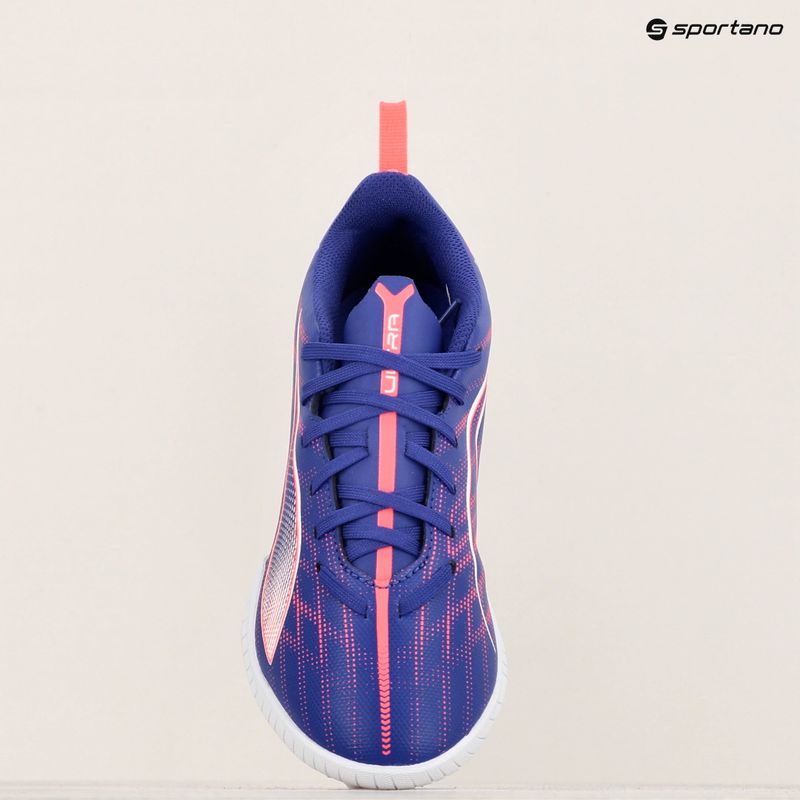 Buty piłkarskie dziecięce PUMA Ultra 5 Play TT Jr lapis lazuli/puma white/sunset glow 16