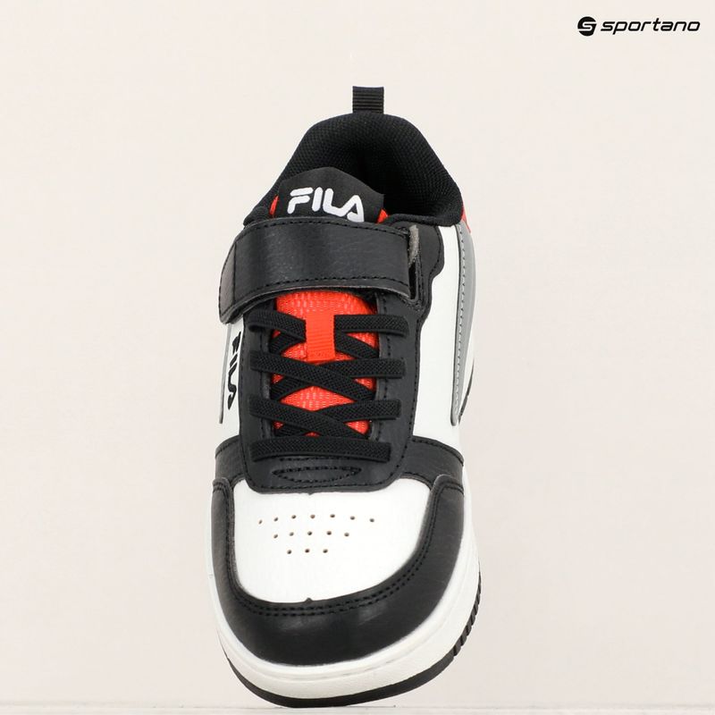 Buty dziecięce FILA Rega Nf Velcro white/black/fila red 8