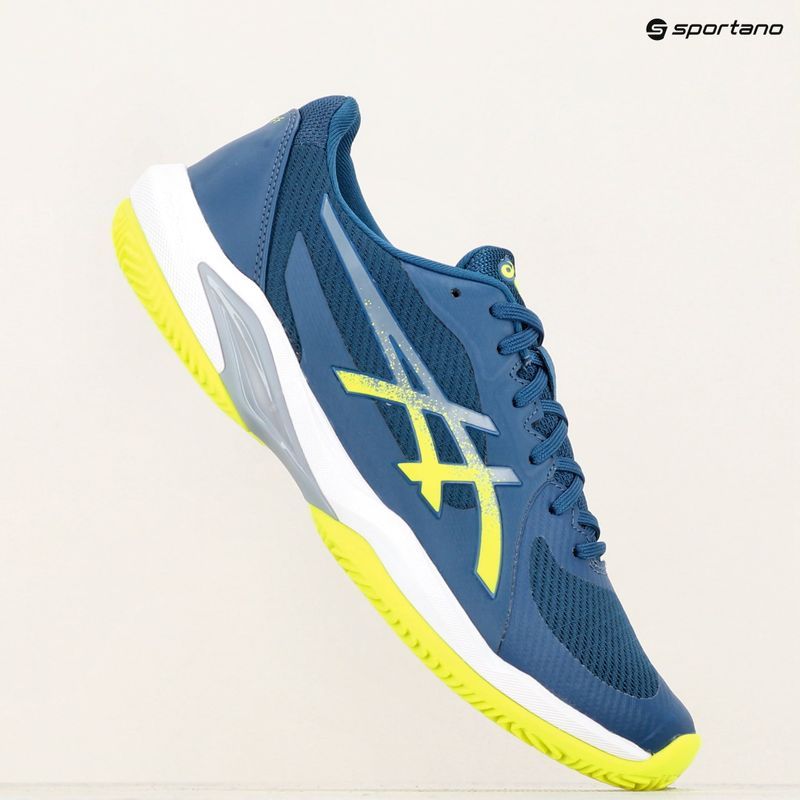 Buty do tenisa męskie ASICS Solution Swift FF 2 Clay mako blue/ safety yellow 16