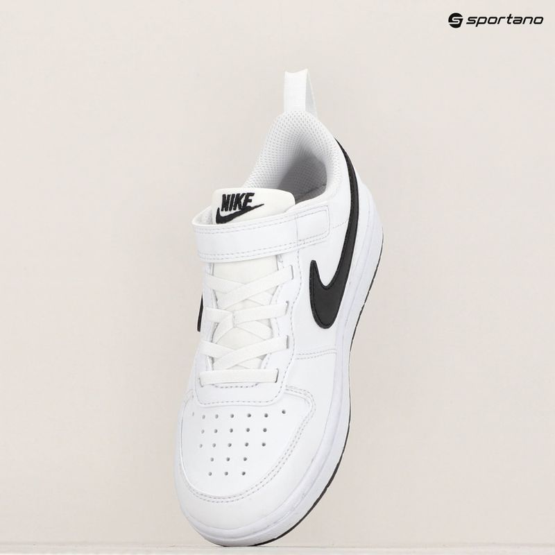 Buty dziecięce Nike Court Borough Low Recraft white/black 8