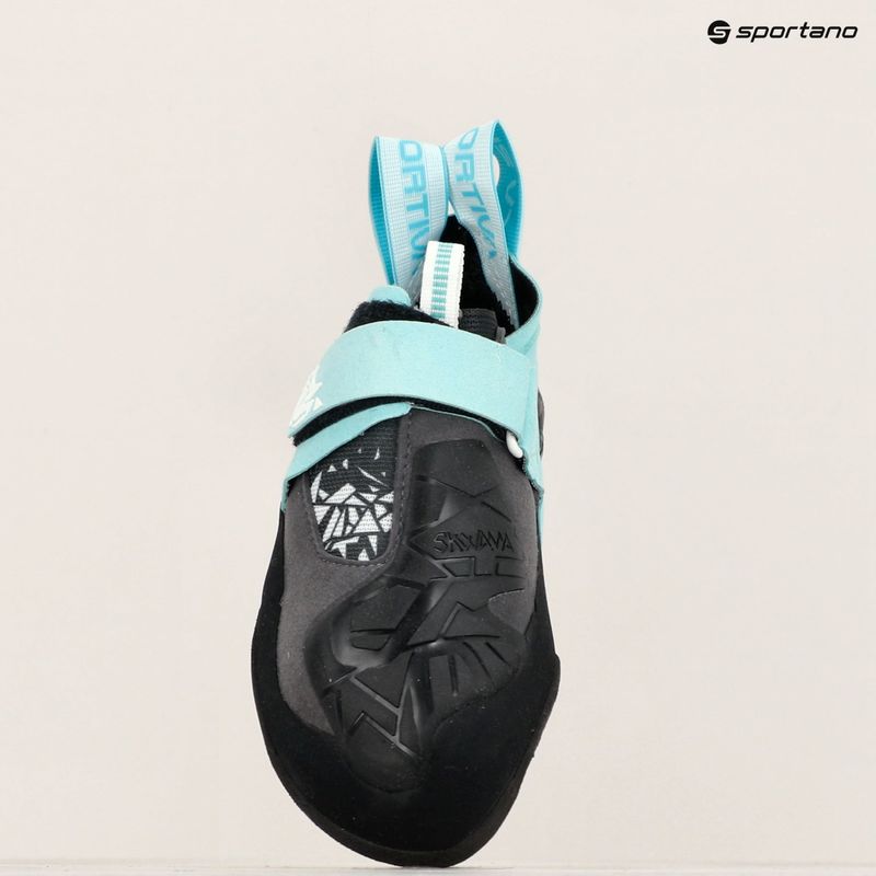 Buty wspinaczkowe damskie La Sportiva Skwama Vegan 2024 carbon/turquoise 16