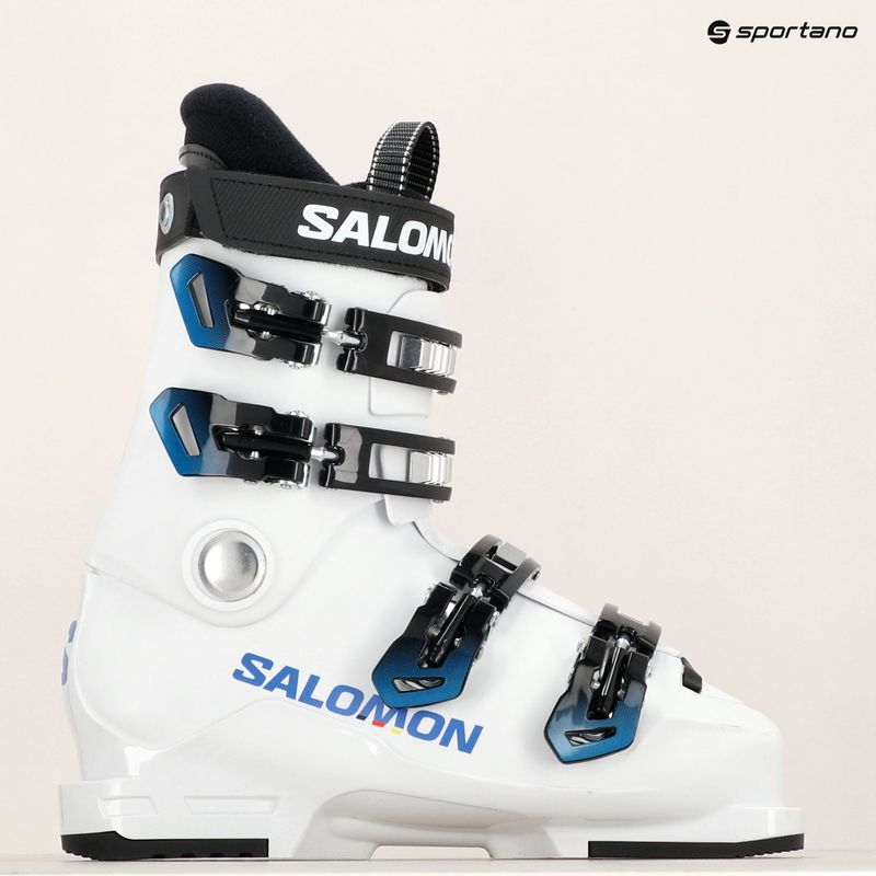 Buty narciarskie dziecięce Salomon S/Race 60T L Jr white/white/process blue 7