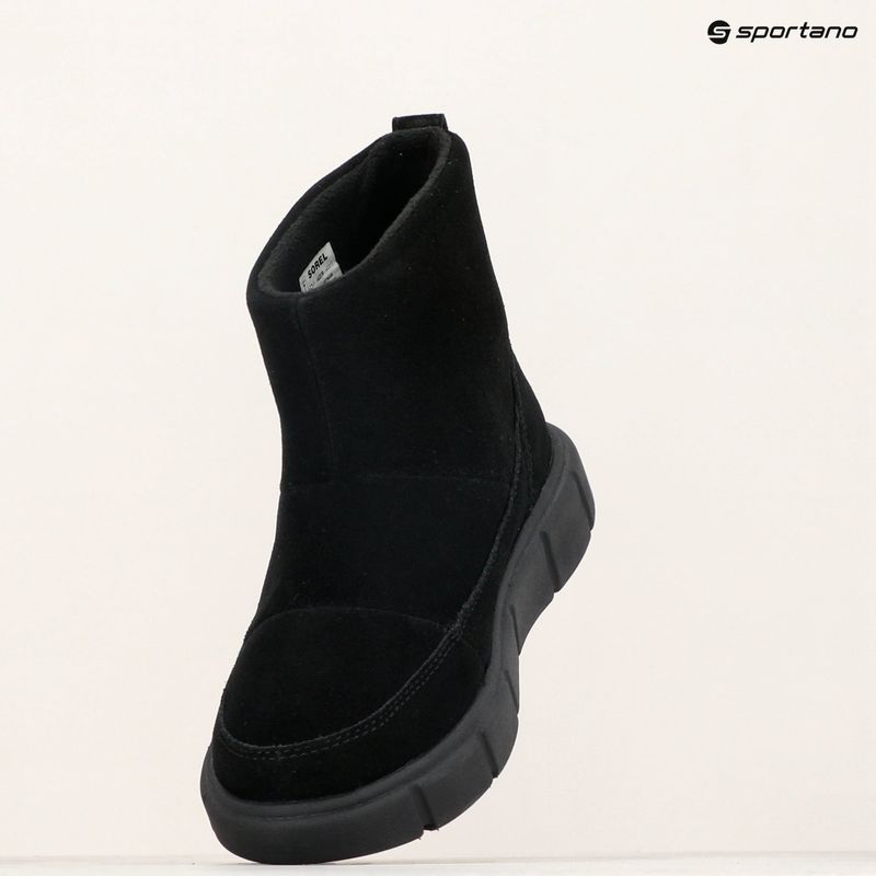 Śniegowce damskie Sorel Explorer III Slip-On WP black/sea salt 18