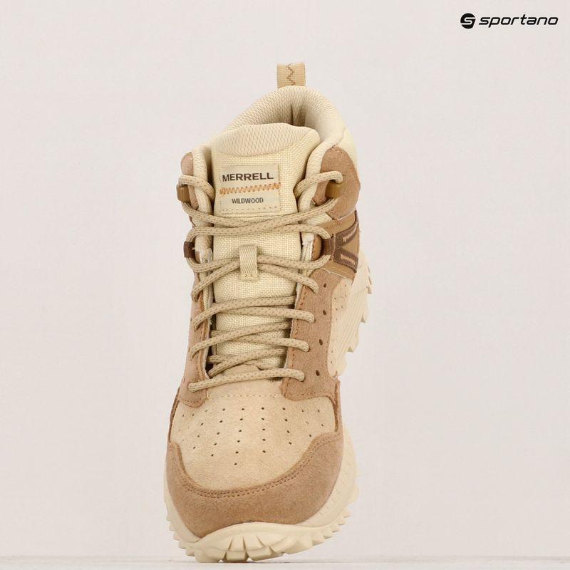 Buty turystyczne damskie Merrell Wildwood Mid Ltr Wp tan/reed 15