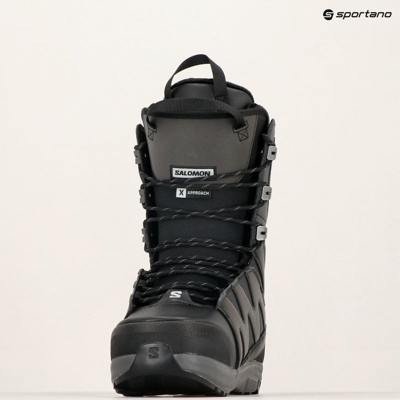Buty snowboardowe Salomon X Approach Lace SJ Boa black 7