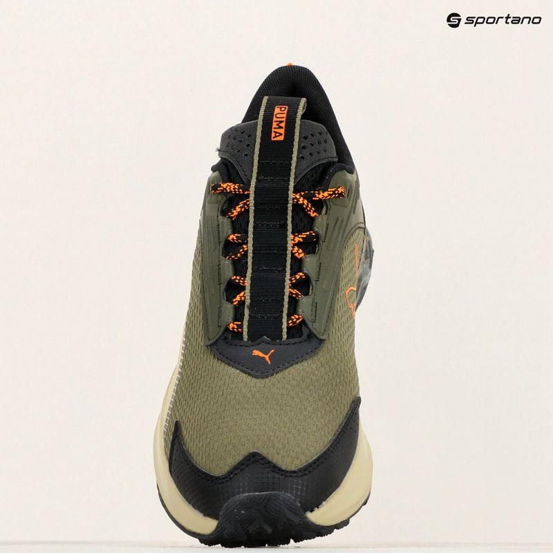Buty do biegania męskie PUMA Extend Lite Trail landslide dark olive/puma black 9