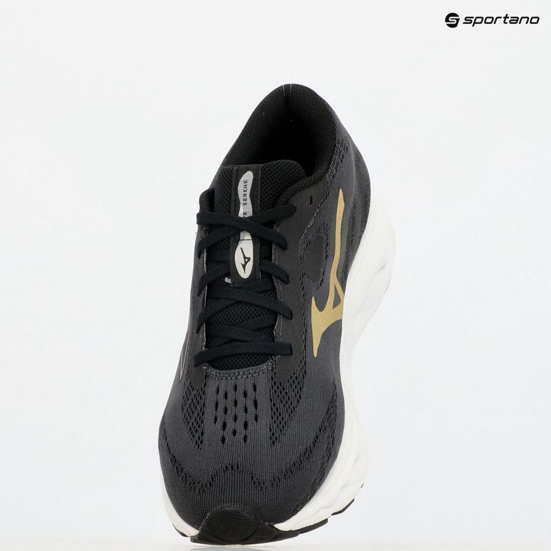 Buty do biegania męskie Mizuno Wave Serene ebony/golden halo/mizuno snow white 9