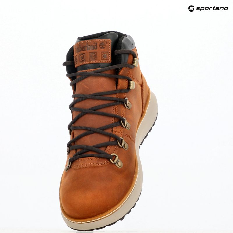 Buty męskie Timberland Hudson Road Mid Lace Waterproof Chukka rust full grain 9