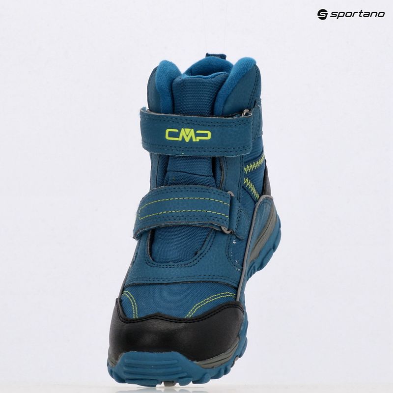 Śniegowce juniorskie CMP Pyry Snowboots petrol / yellow fluo 9