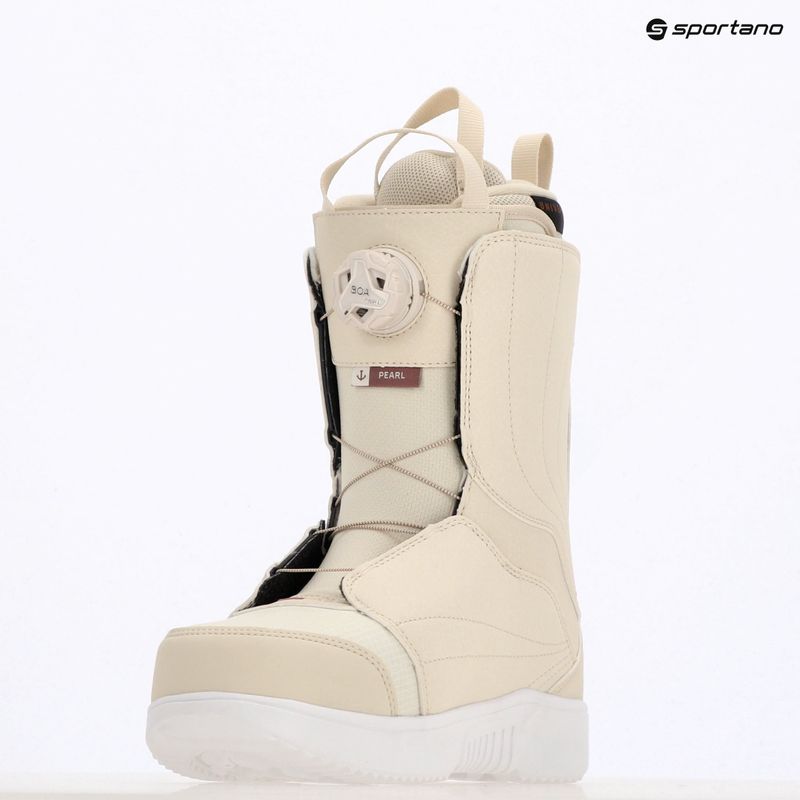 Buty snowboardowe damskie Salomon Pearl Boa almond milk/vanilla ice/grape shake 7