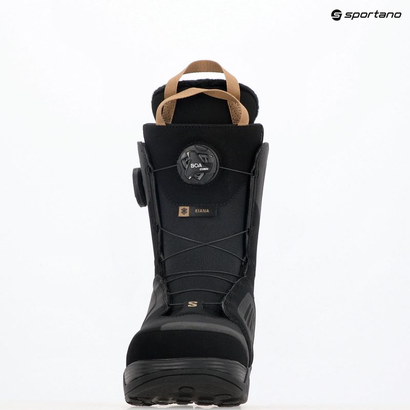 Buty snowboardowe damskie Salomon Kiana Dual Boa W black/black/sepia tint 7