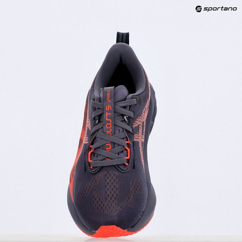Buty do biegania damskie ASICS Novablast 5 greyish purple/coral reef 9