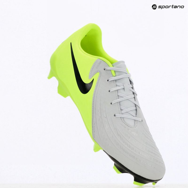 Buty piłkarskie męskie Nike Phantom GX 2 Academy FG/MG metallic silver/volt/black 9