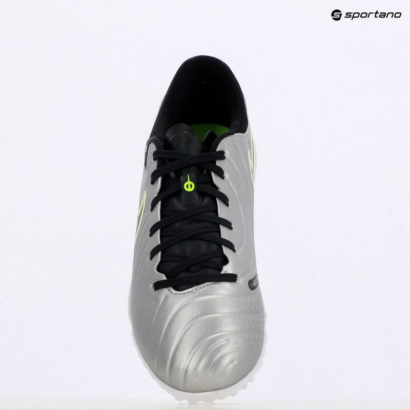 Buty piłkarskie męskie Nike Tiempo Legend 10 Academy TF metallic silver/volt/black 9