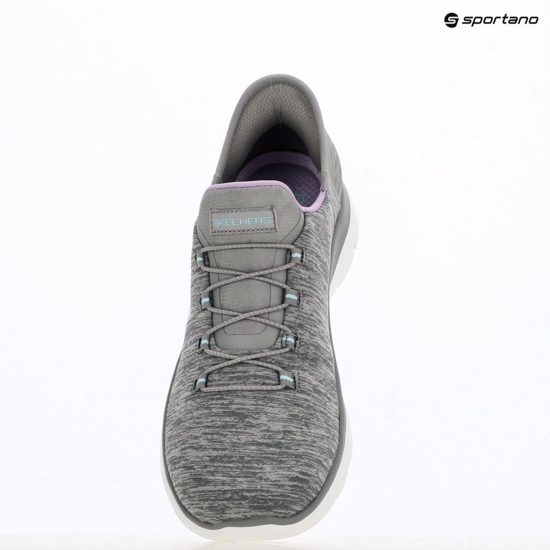 Buty damskie SKECHERS Summits Dazzling Haze gray/mint 15
