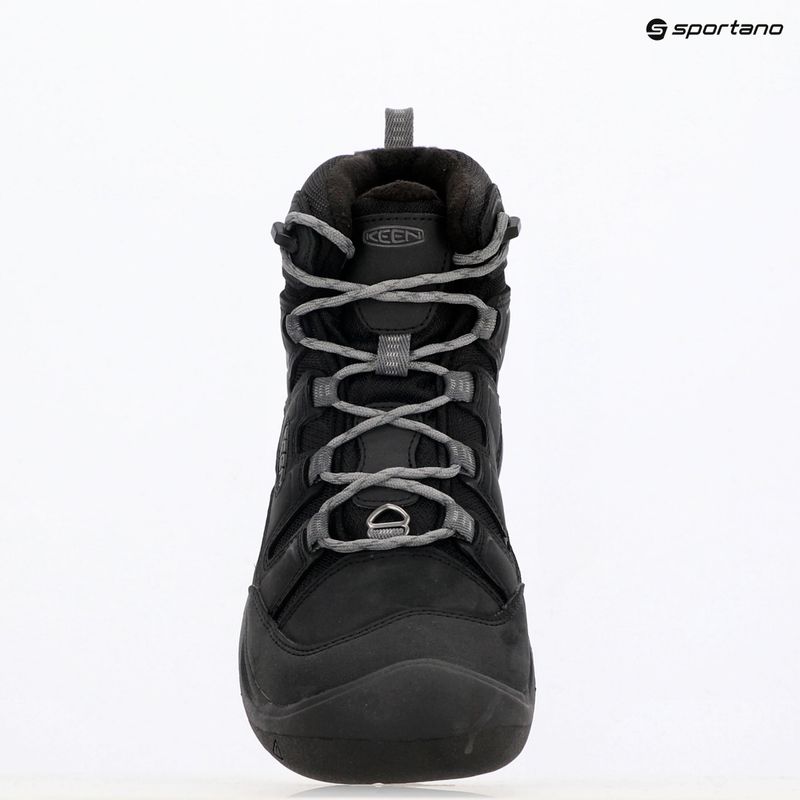 Buty turystyczne męskie KEEN Circadia Mid Polar black/steel grey 14