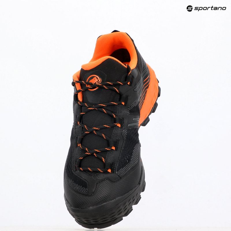 Buty trekkingowe męskie Mammut Ducan II Low GTX black/ dark tangerine 9