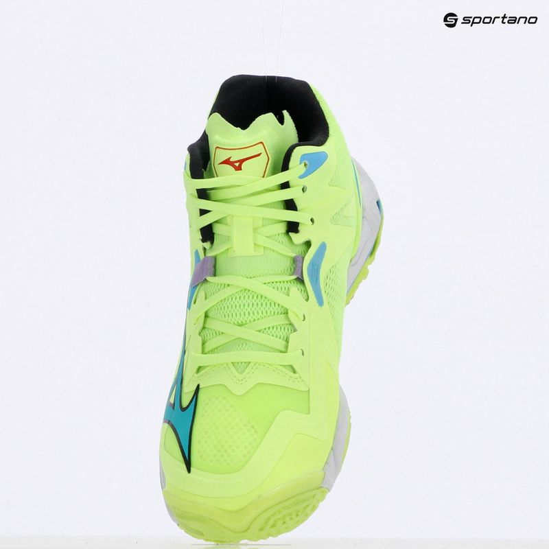 Buty do siatkówki Mizuno Wave Lightning Z8 Mid neo lime/black/splish splash 9