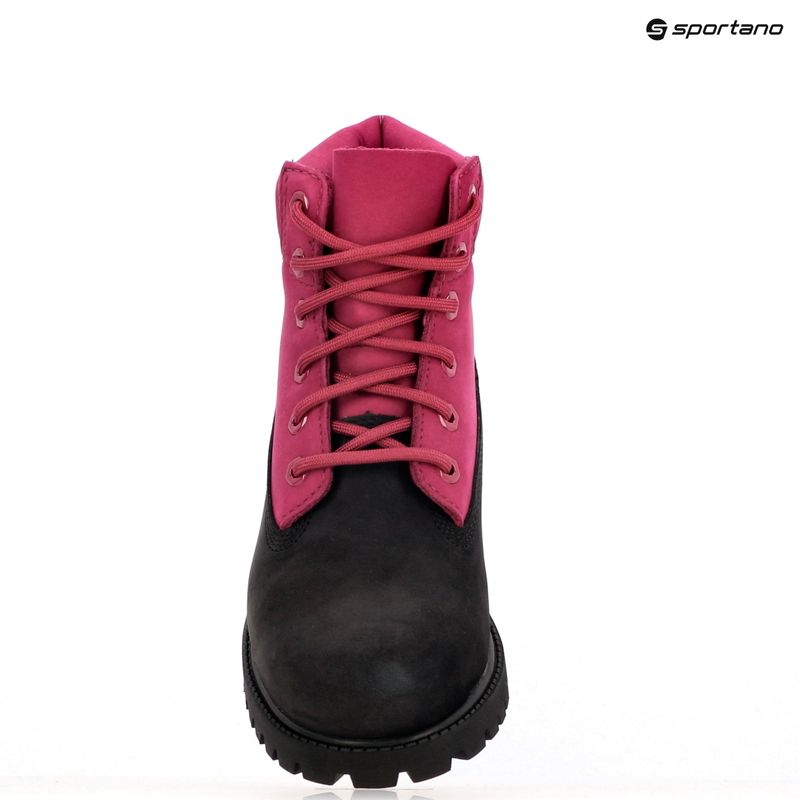 Buty dziecięce Timberland Premium 6 In Lace black nubuck/dark pink 18