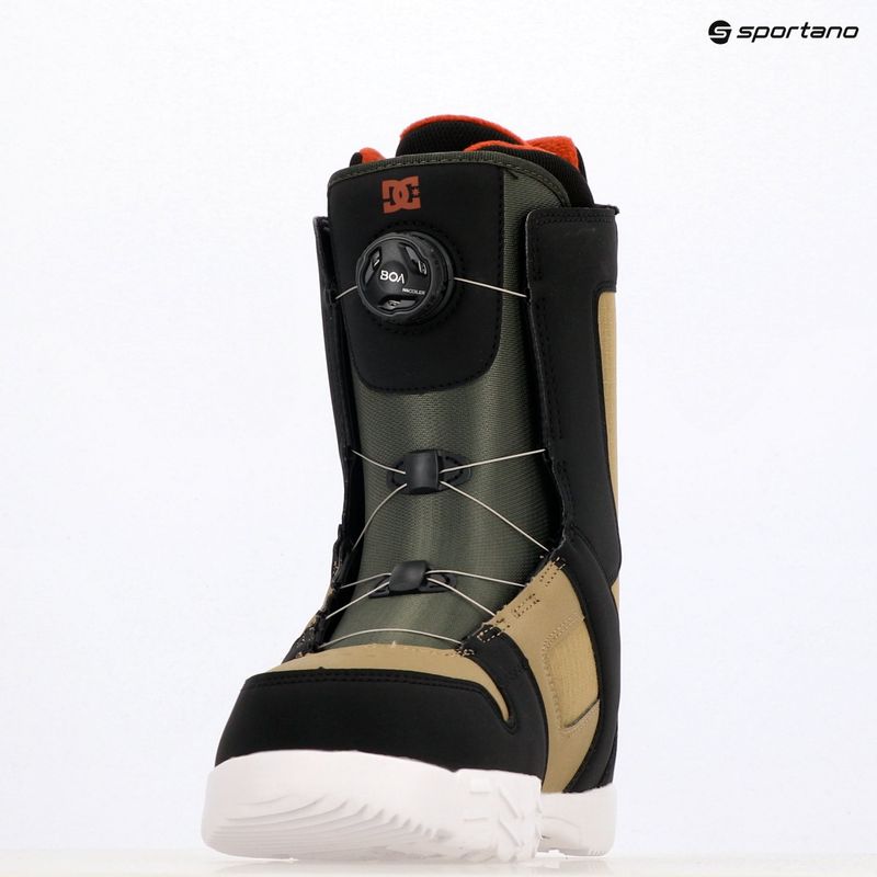 Buty snowboardowe męskie DC Phase Boa brown/black/white 14