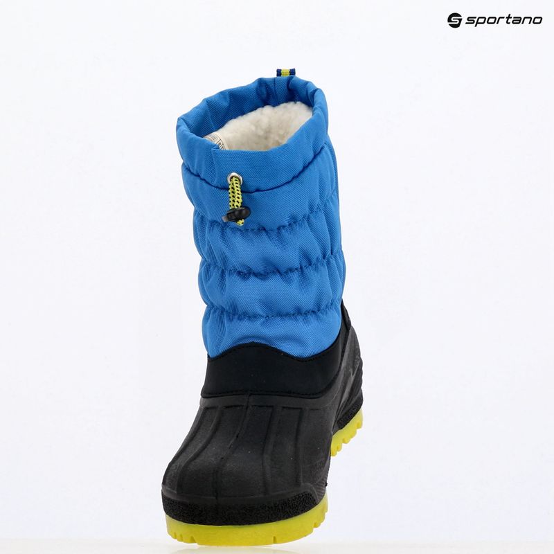 Śniegowce juniorskie CMP Hanki 3.0 Snowboots river/limegreen 11
