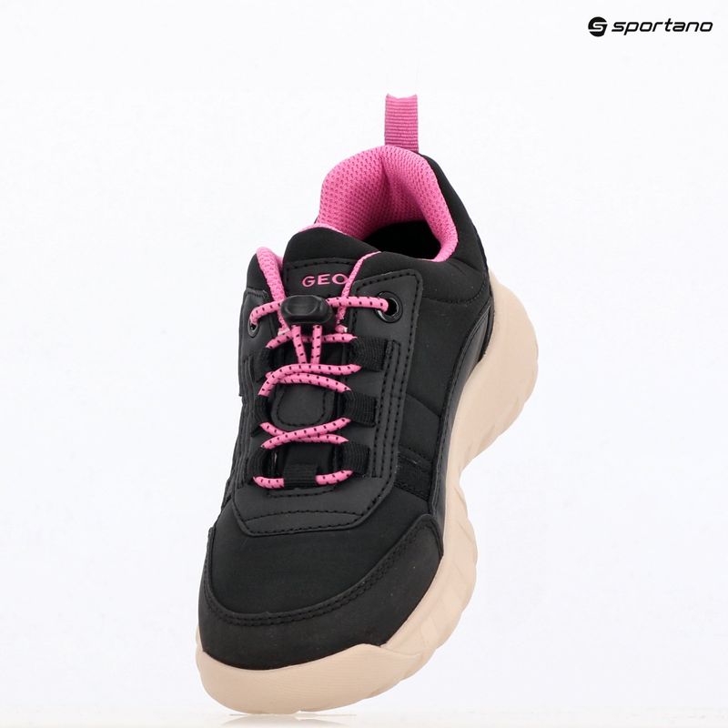 Buty juniorskie Geox Simbyos ABX black/fuchsia 15