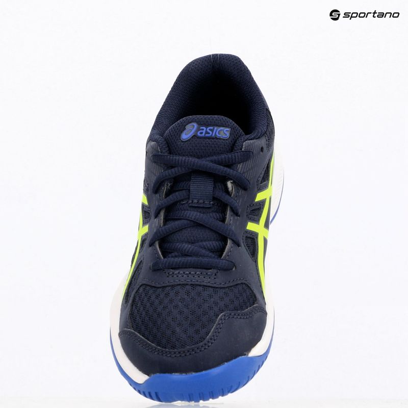 Buty dziecięce ASICS Upcourt 6 GS midnight/safety yellow 17