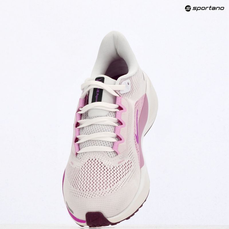 Buty do biegania damskie Nike Pegasus 41 white/ black/ beyond pink/ hyper violet 9