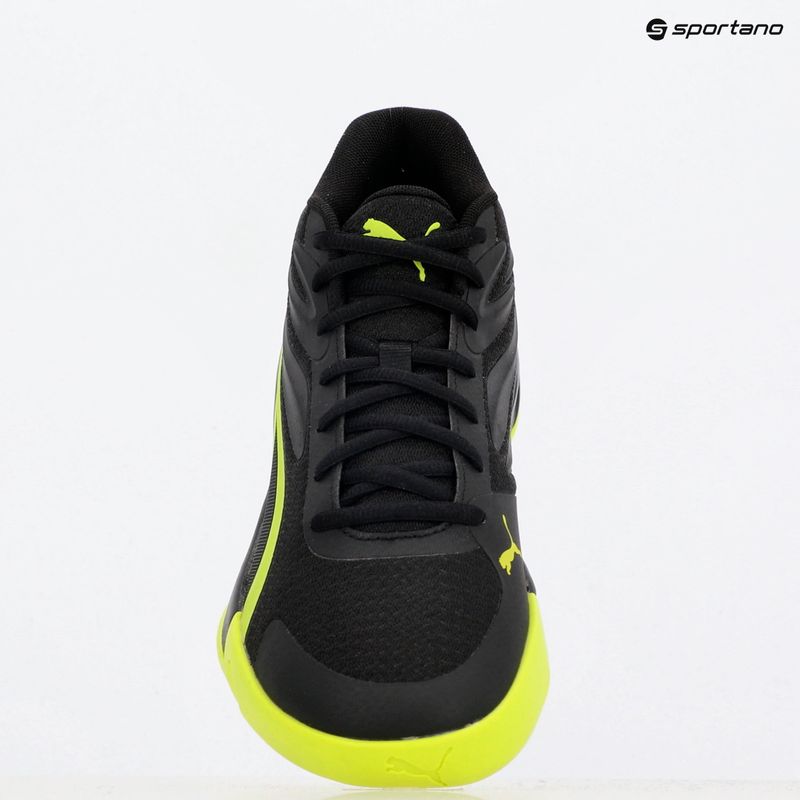 Buty do koszykówki męskie PUMA Court Pro puma black/electric lime 10