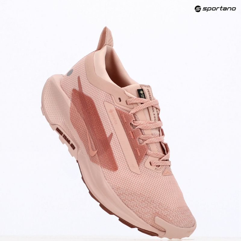 Buty do biegania damskie Nike Pegasus Trail 5 GTX pink oxford/ red stardust/ red sepia 9