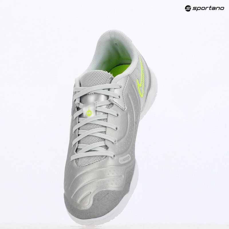 Buty piłkarskie męskie Nike Tiempo Legend 10 Academy IC metallic silver/white/volt 9