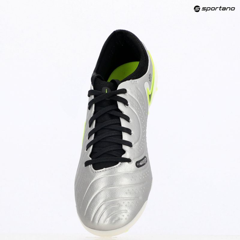 Buty piłkarskie męskie Nike Legend 10 Pro Ag-Pro metallic silver/ volt/ black 9
