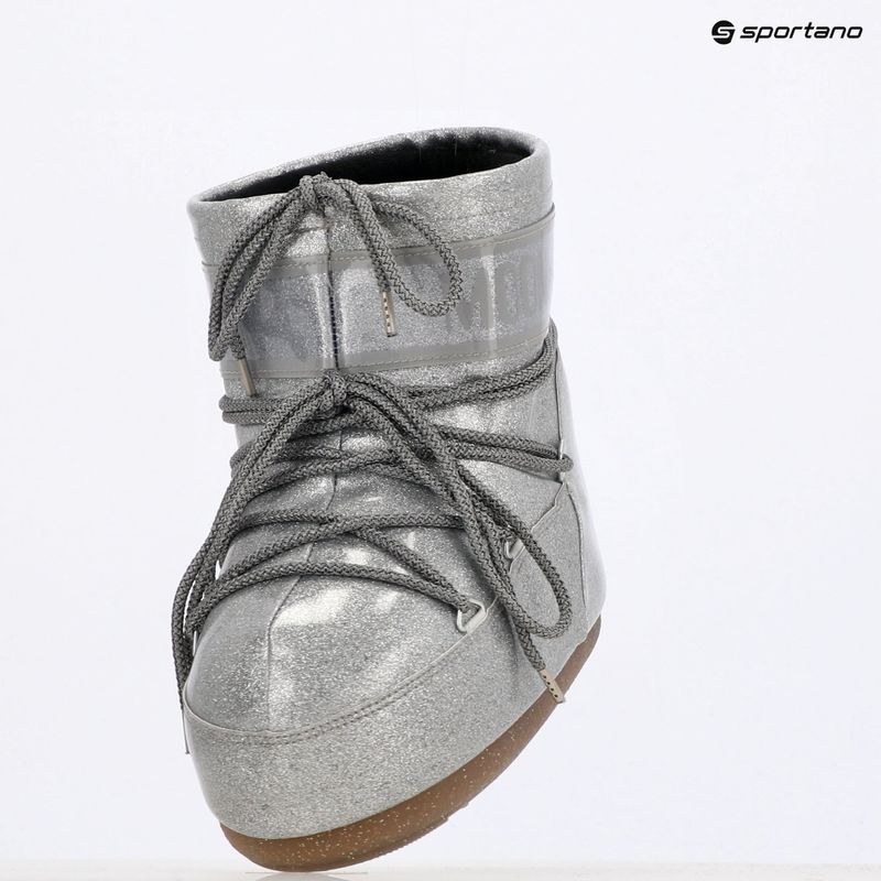 Śniegowce damskie Moon Boot Icon Low Glitter silver 13