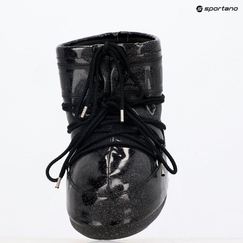 Śniegowce damskie Moon Boot Icon Low Glitter black 9